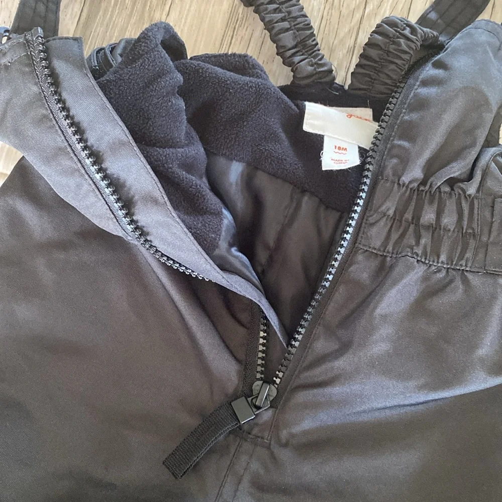 Baby Cat & Jack Snow Bib Overalls 18MO
